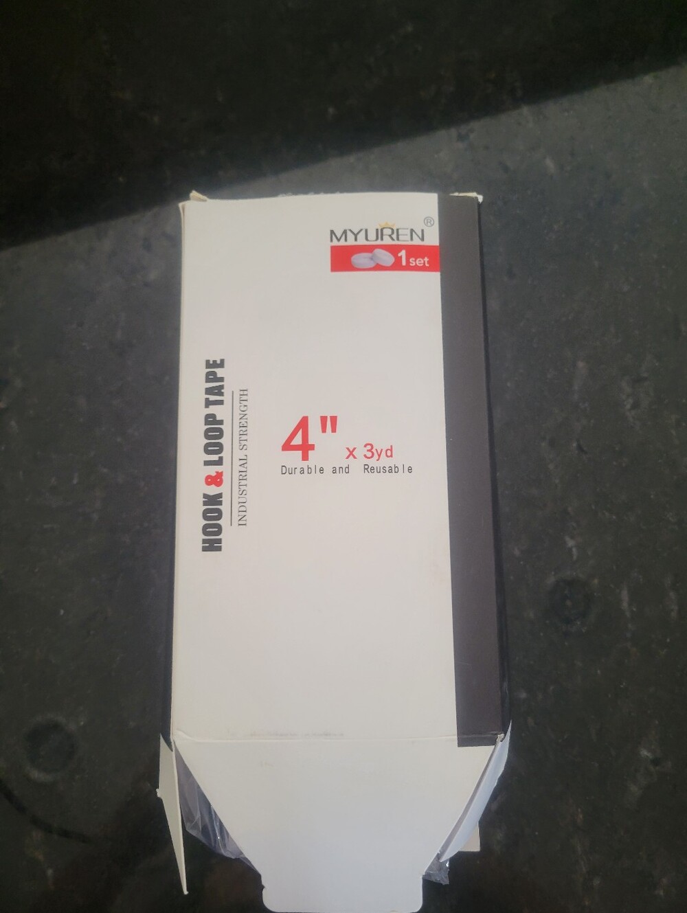 Myuren 4 Inch Hook And Loop Velcro Tape W Adhesive 9ft New